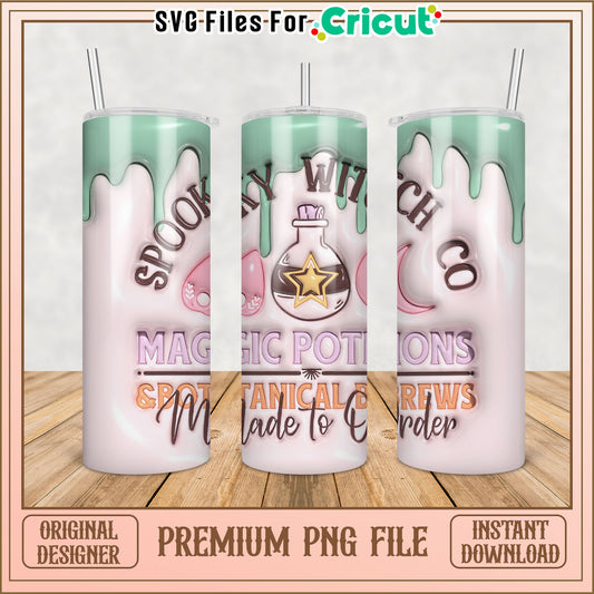 Spooky Witch Co PNG Sublimation Design