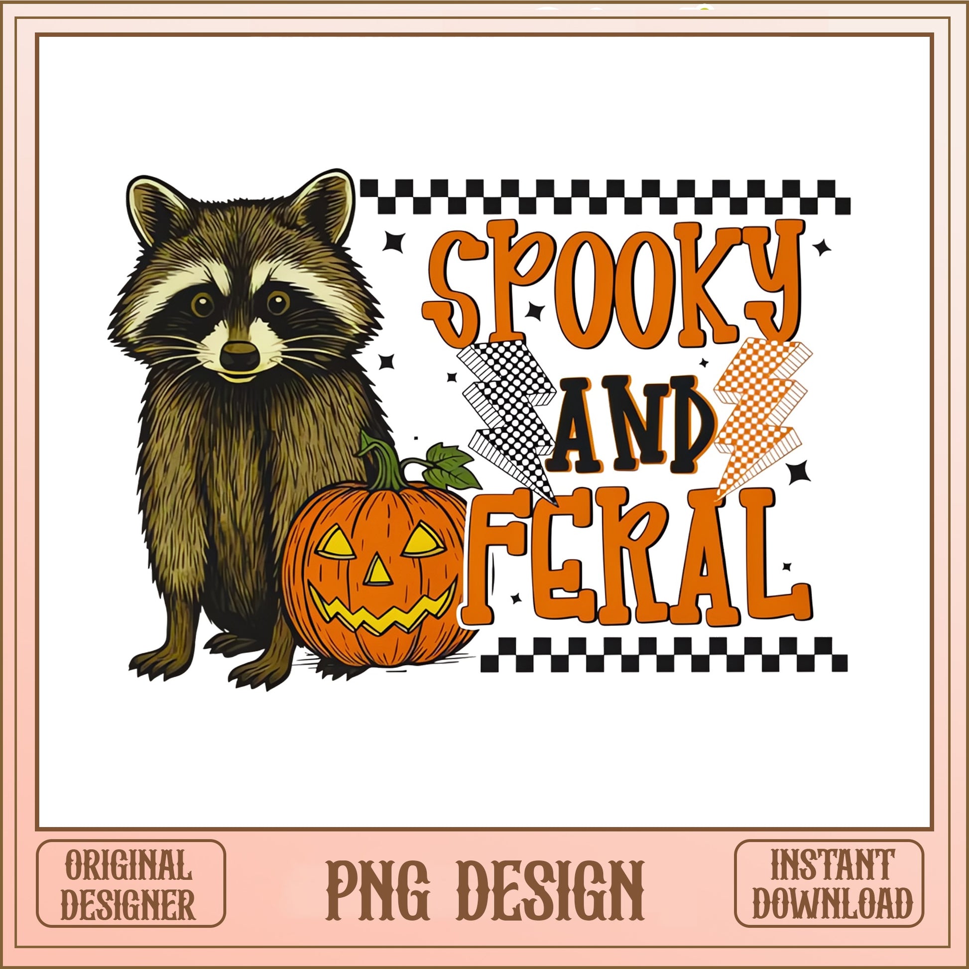 Spooky And Feral Raccoon PNG, Halloween Raccoon PNG, Funny Halloween PNG