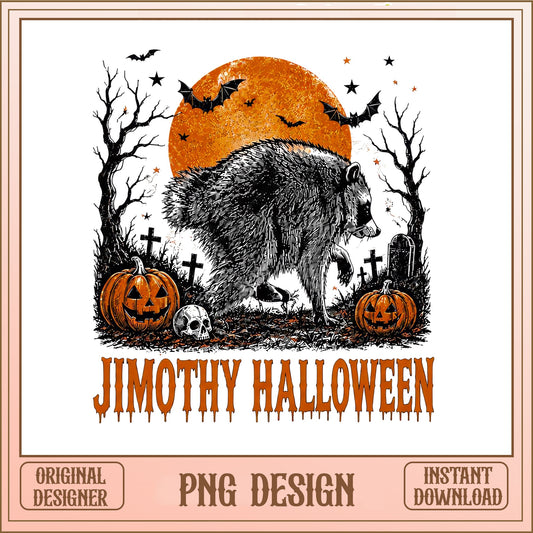 Spooky Raccoon Halloween PNG, Jimothy Halloween PNG, Raccoon PNG