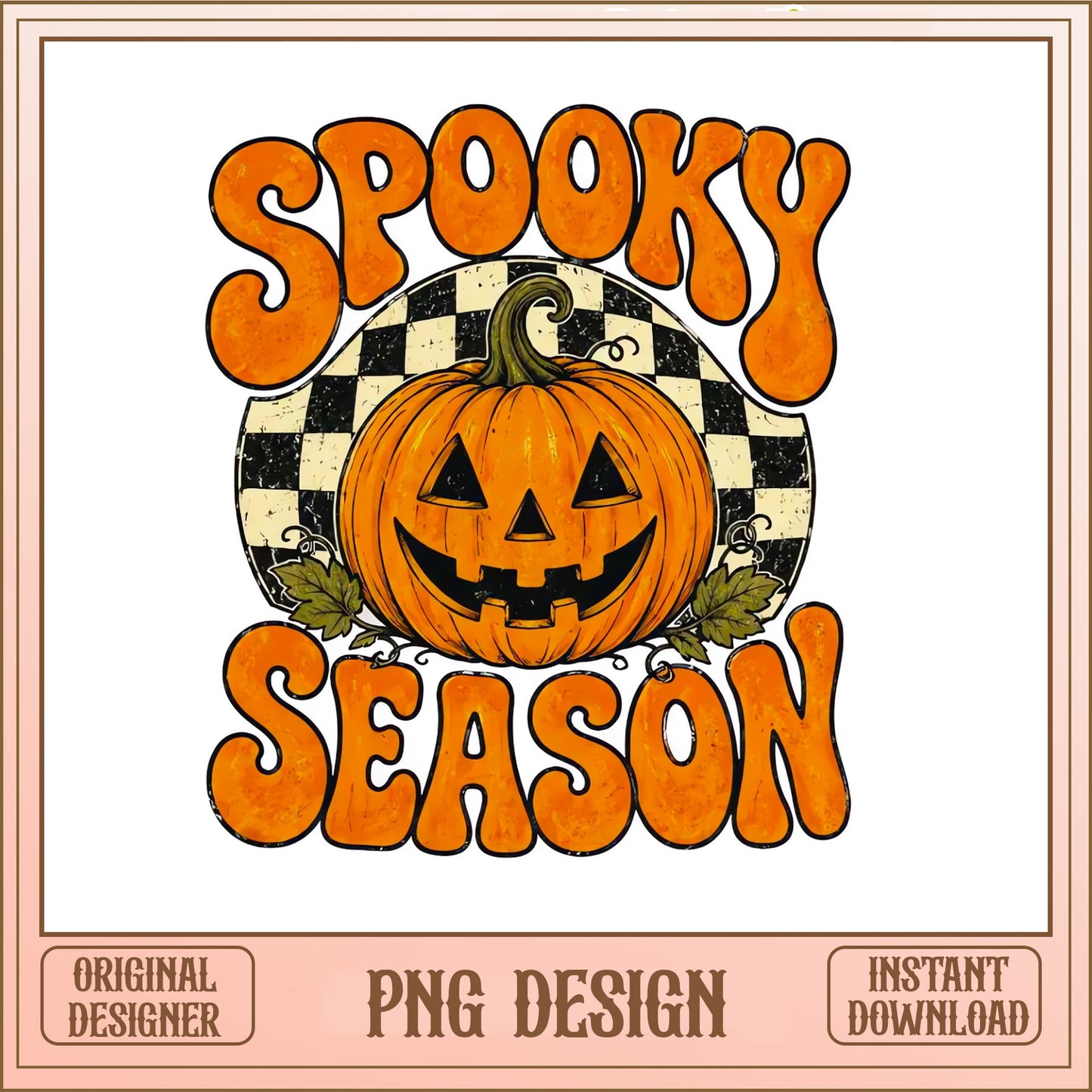 Spooky Season PNG, Halloween Pumpkin PNG, Jack O Lantern PNG
