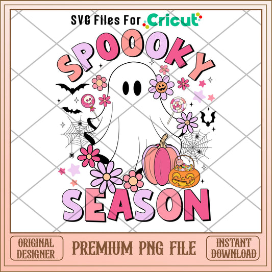Spooky season halloween png, spooky png, halloween png