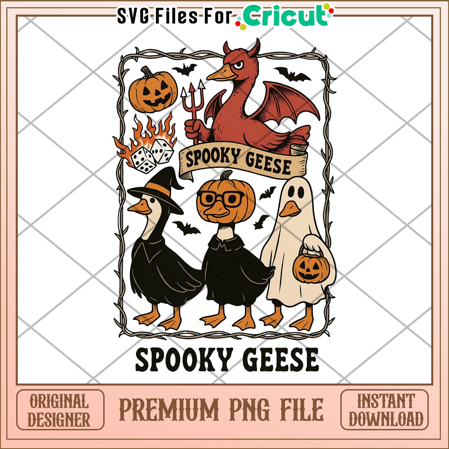 Spooky geese png, spirit halloween​ png, halloween movies​ png
