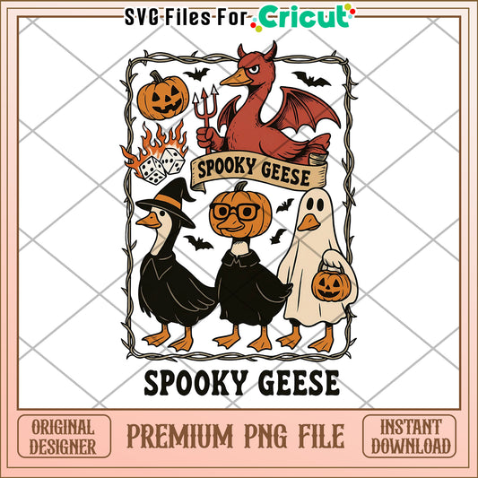 Spooky geese png, spirit halloween​ png, halloween movies​ png
