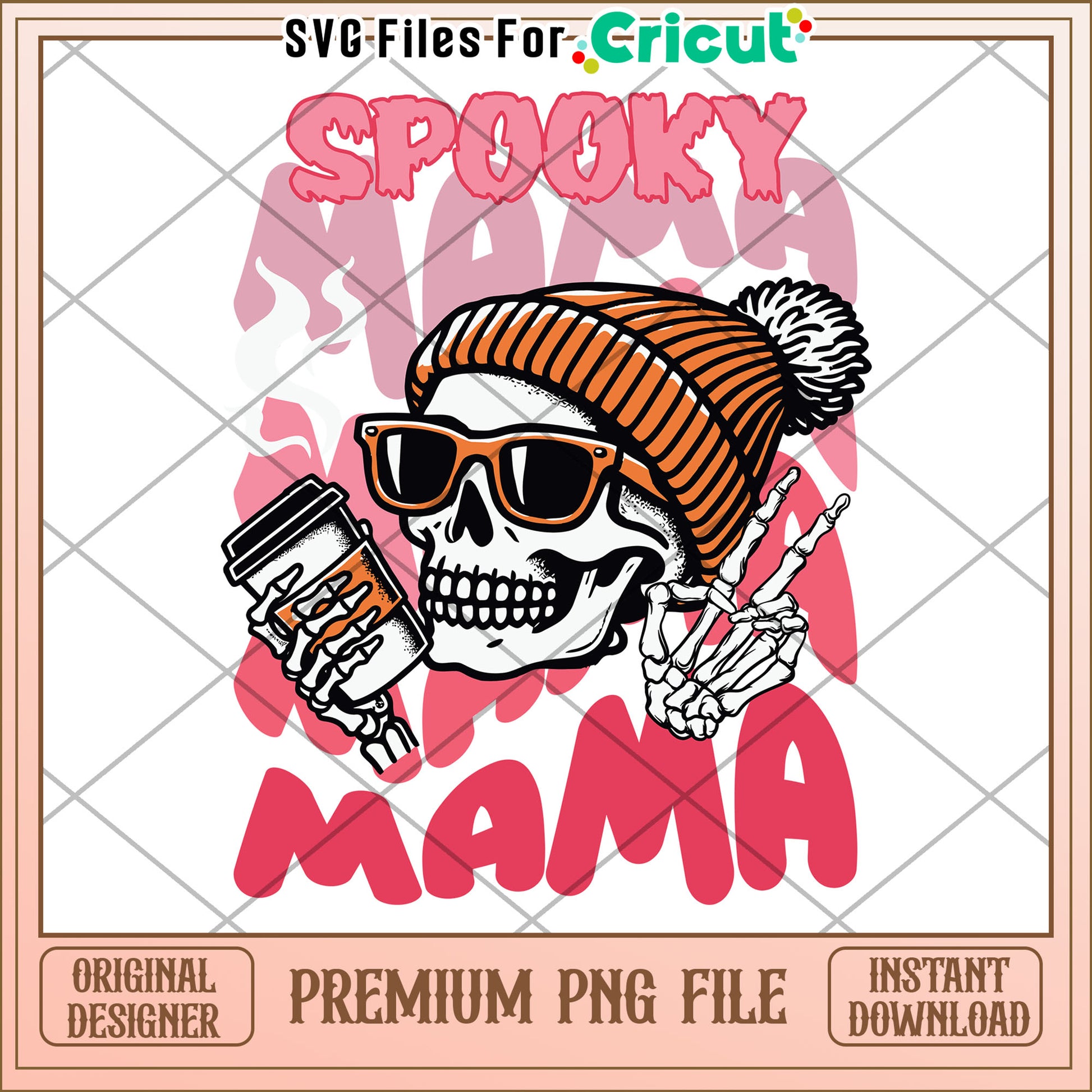 Spooky mama png, halloween decorations png, halloween cartoon png
