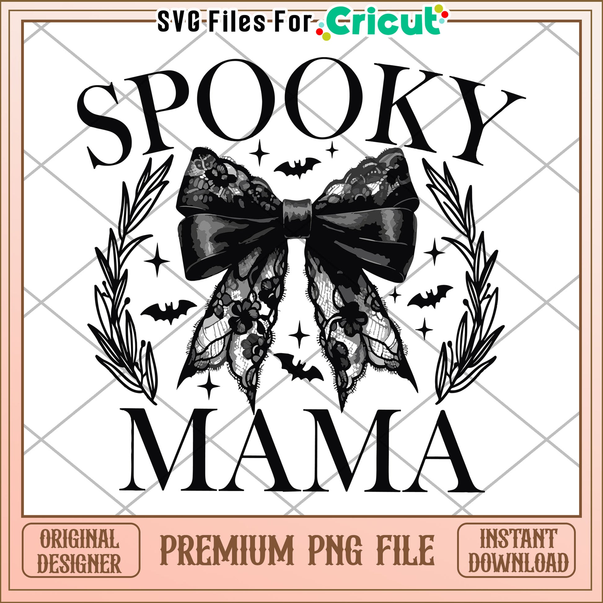 Spooky mama png, halloween png, spooky season png