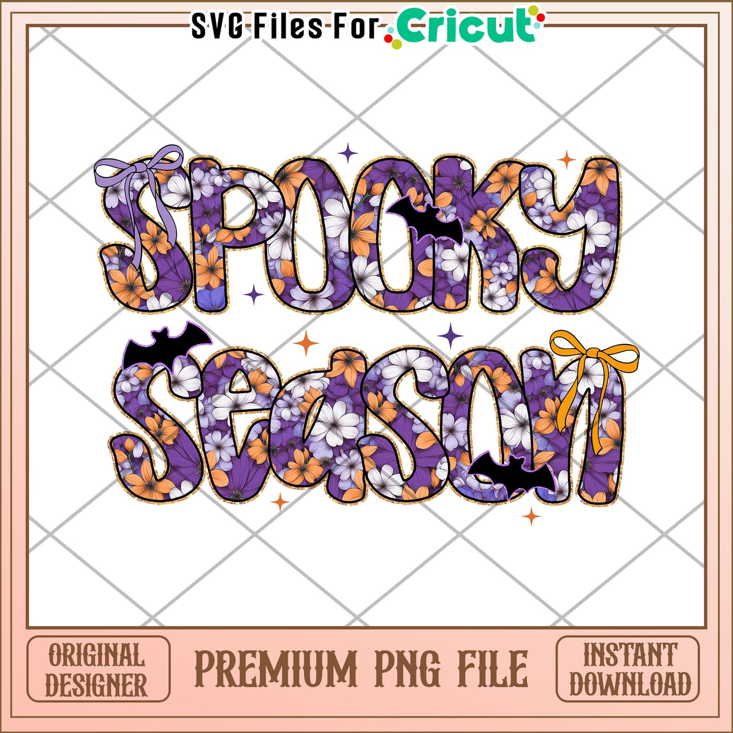 Spooky season design png, halloween png, spooky season png