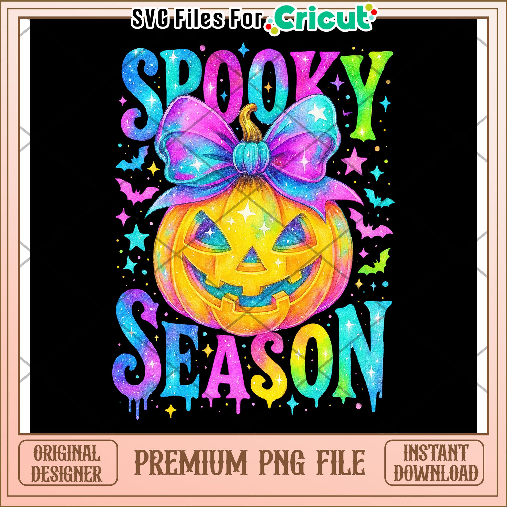 Spooky season neon png, halloween characters png, halloween cartoons png