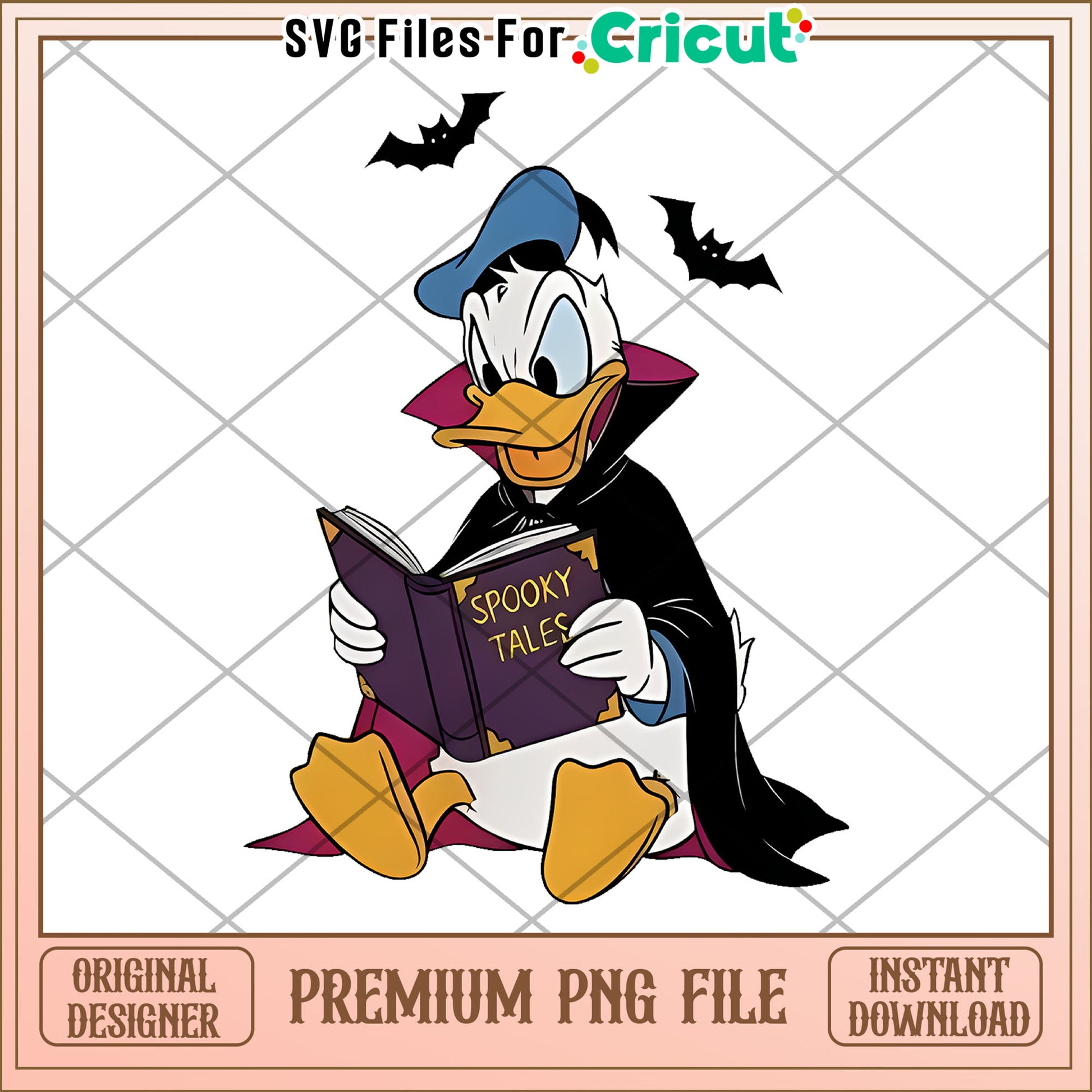 Spooky tales donald png, spooky png, halloween countdown​​ png