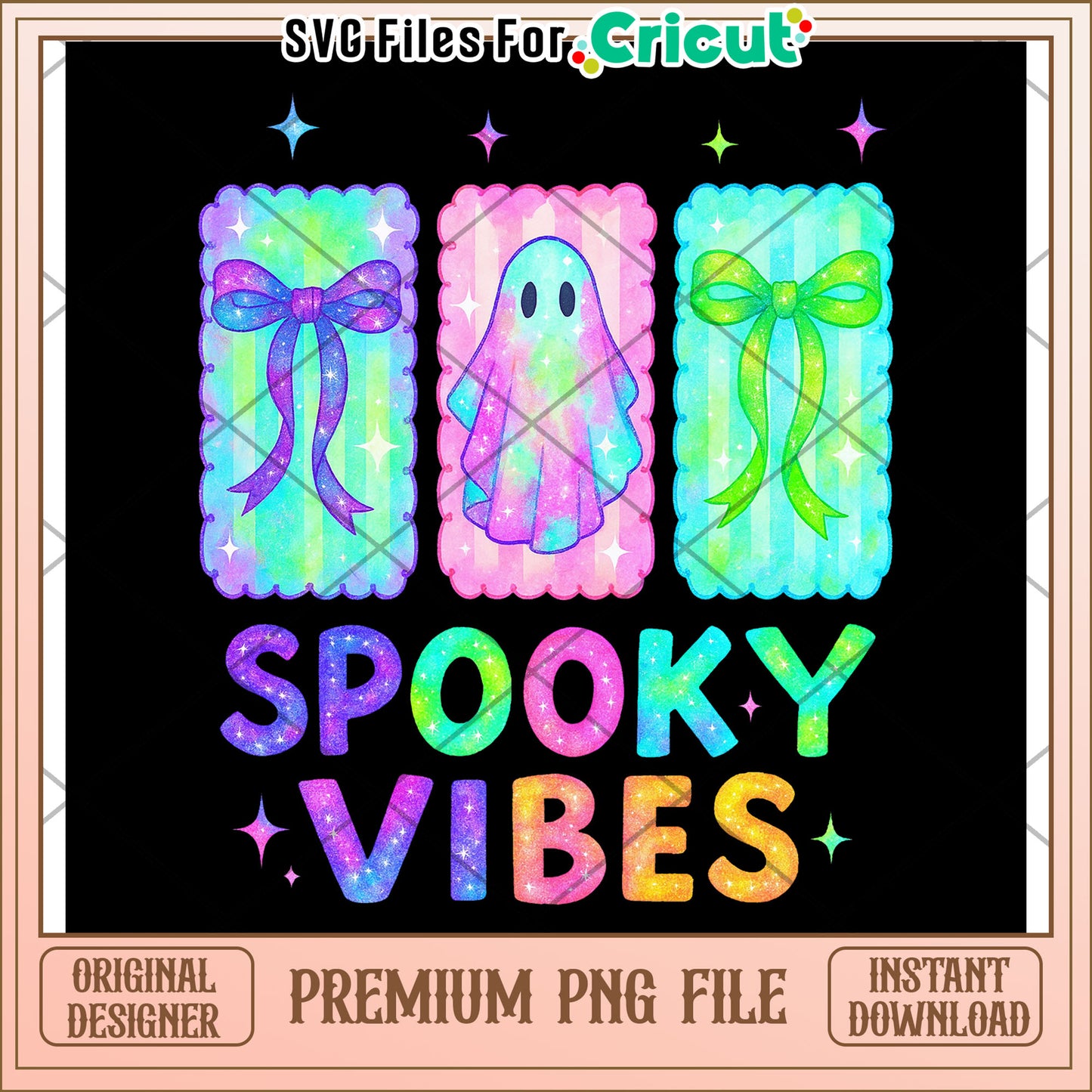 Spooky vibes neon png, spirit halloween​ png, halloween candy png