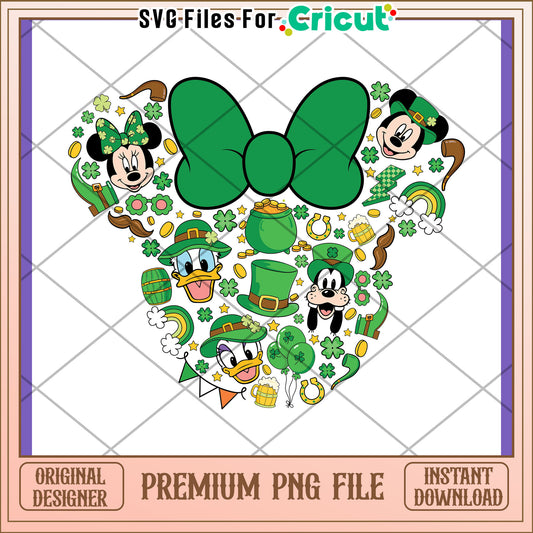 St. Patrick's Day Mickey Mouse PNG Design Download