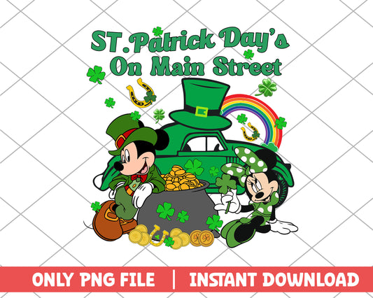 St.patrick day on main street png 