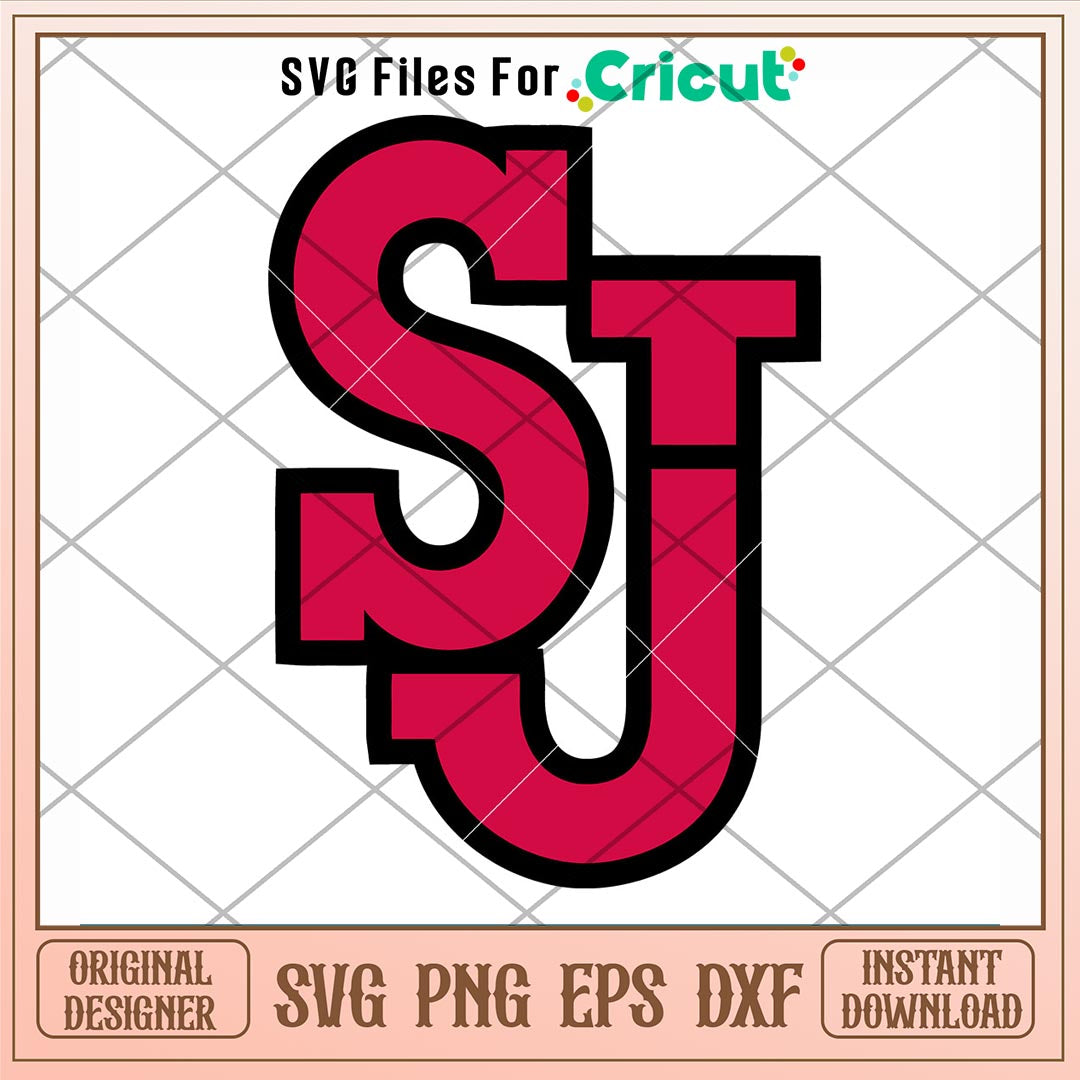 St John's Red Storm Logo Svg, St John's Red Storm Svg, NCAA Svg