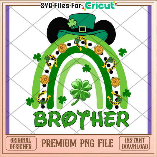 St Patricks Day Brother PNG Design