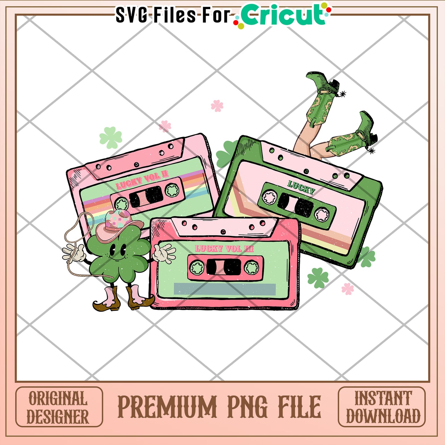 St Patricks Day Cassette Tapes PNG