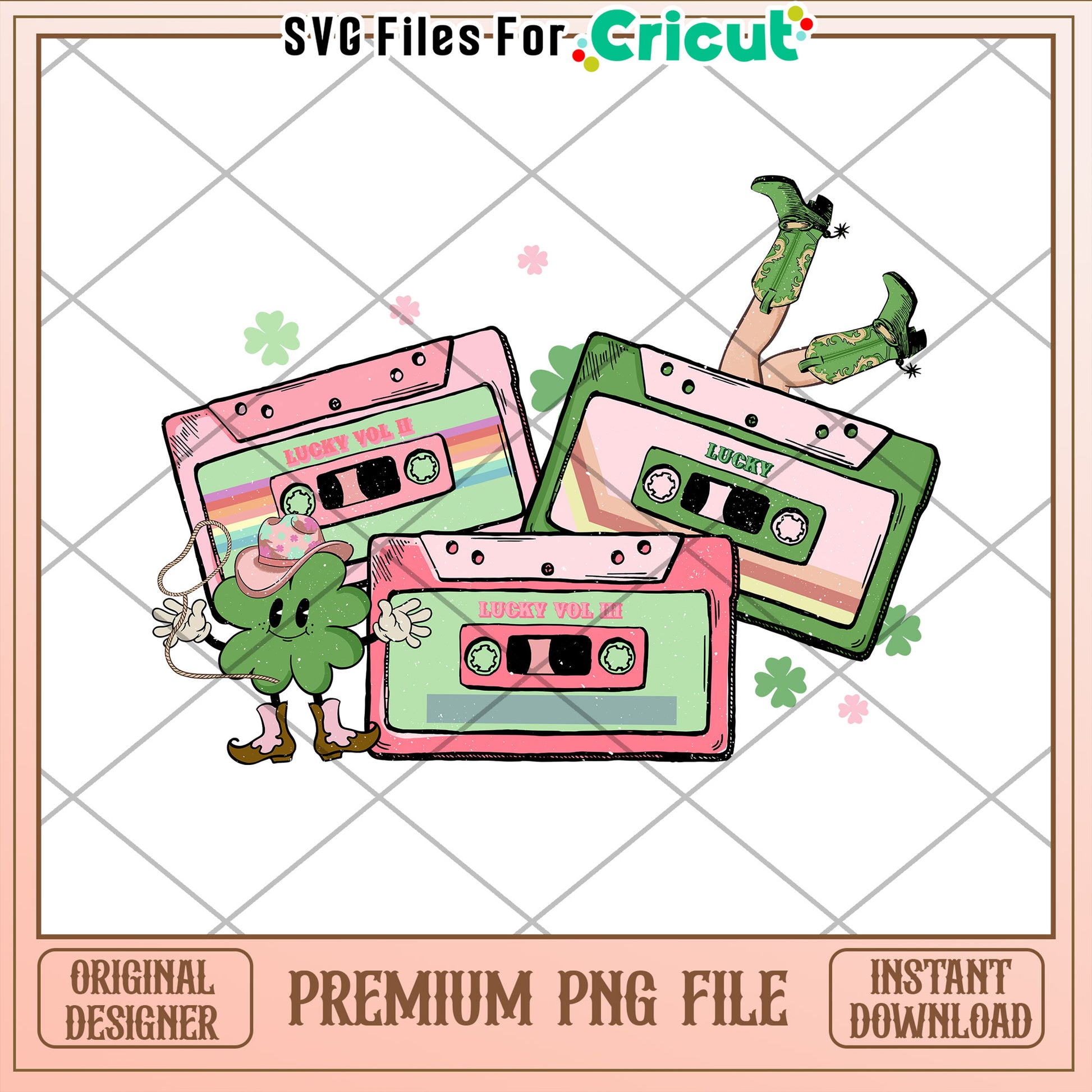 St Patricks Day Cassette Tapes PNG