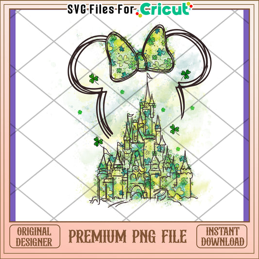 St Patricks Day Disney Castle PNG
