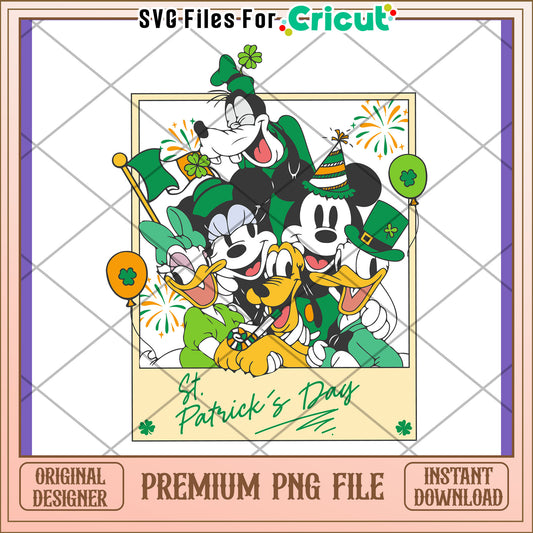 St Patricks Day Disney PNG Design
