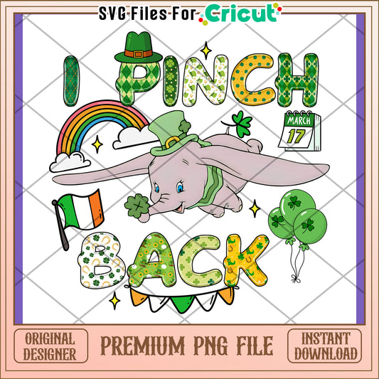 St Patricks Day Dumbo PNG Design