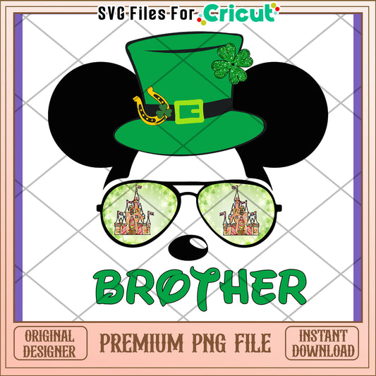St Patricks Day Mickey Brother PNG