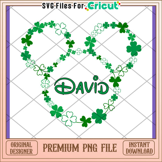 St Patricks Day Mickey PNG Design