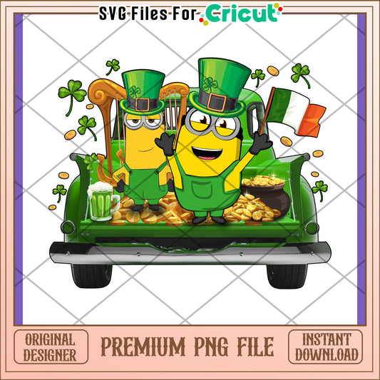 St Patricks Day Minions PNG Design