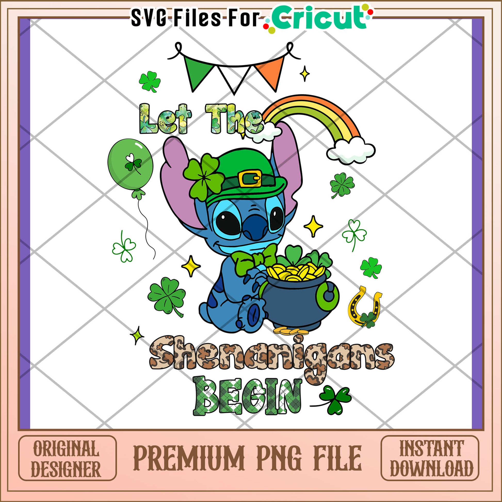 St Patricks Day Shenanigans PNG Design Download