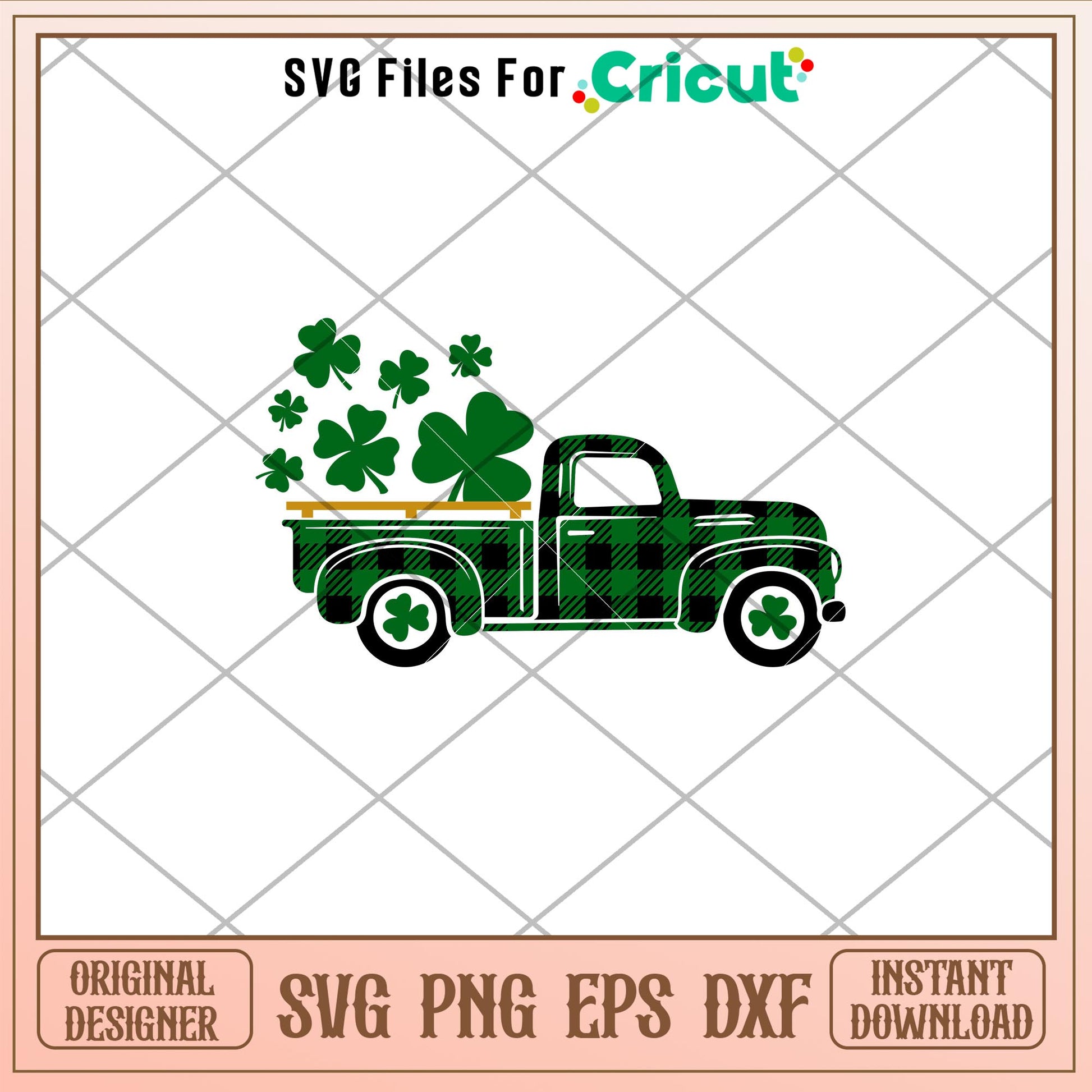 St Patricks Day Truck, Happy St. Patrick’s Day Truck Svg