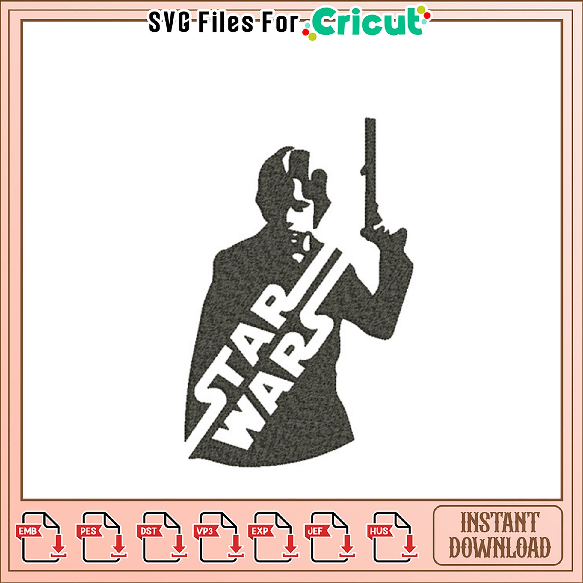 Star Wars Embroidery Design Instant Download