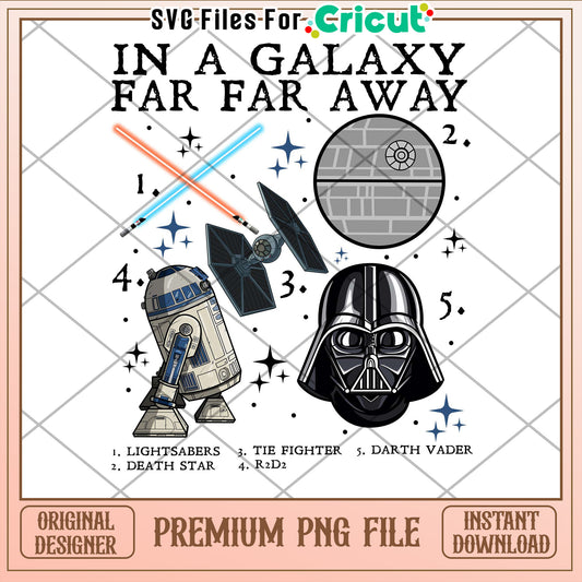 Star Wars Galaxy PNG Instant Download
