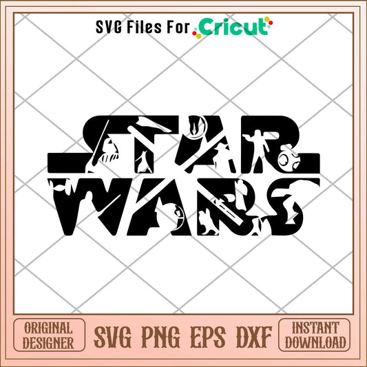 Star Wars Logo Movie svg, The Mandalorian  svg, digital download