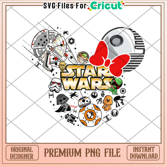 Star Wars Minnie Mouse PNG