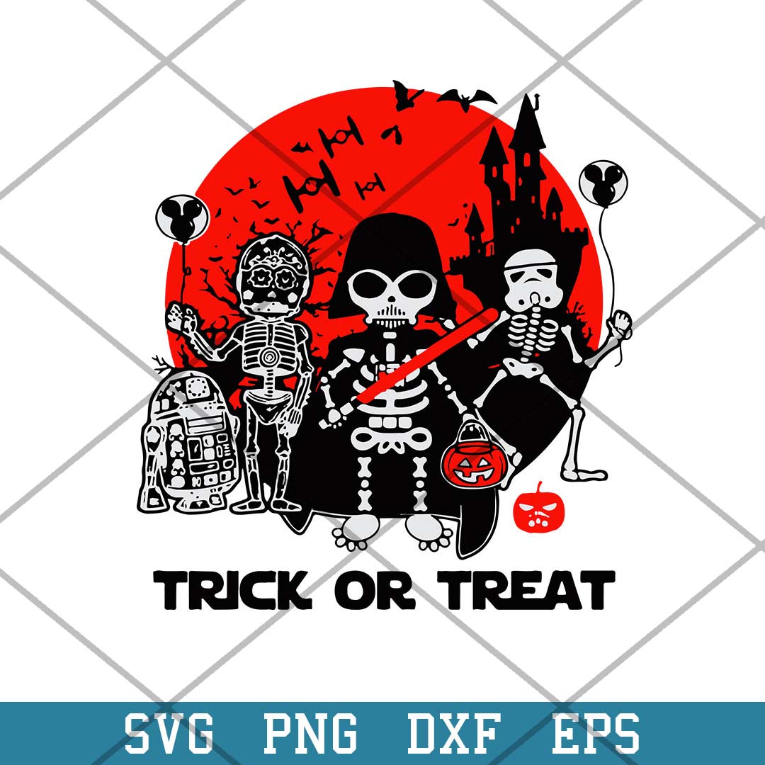 Star Wars Trick Or Treat Svg, Halloween Svg-Svgfilesforcricut