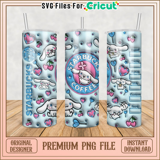 Starbucks Cinnamoroll Tumbler PNG