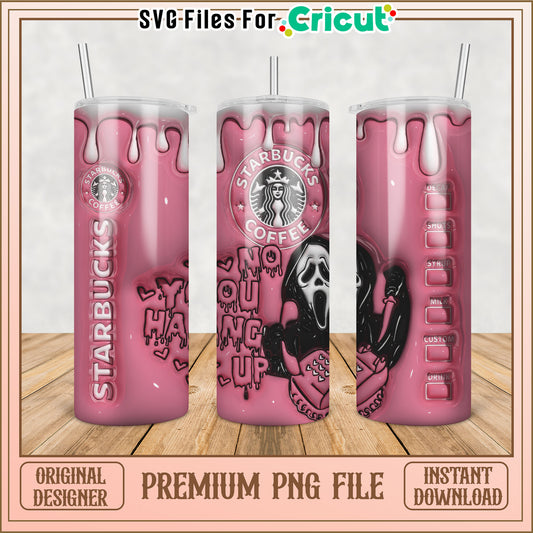 Starbucks Ghostface PNG Sublimation