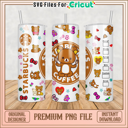 Starbucks Rilakkuma Tumbler PNG