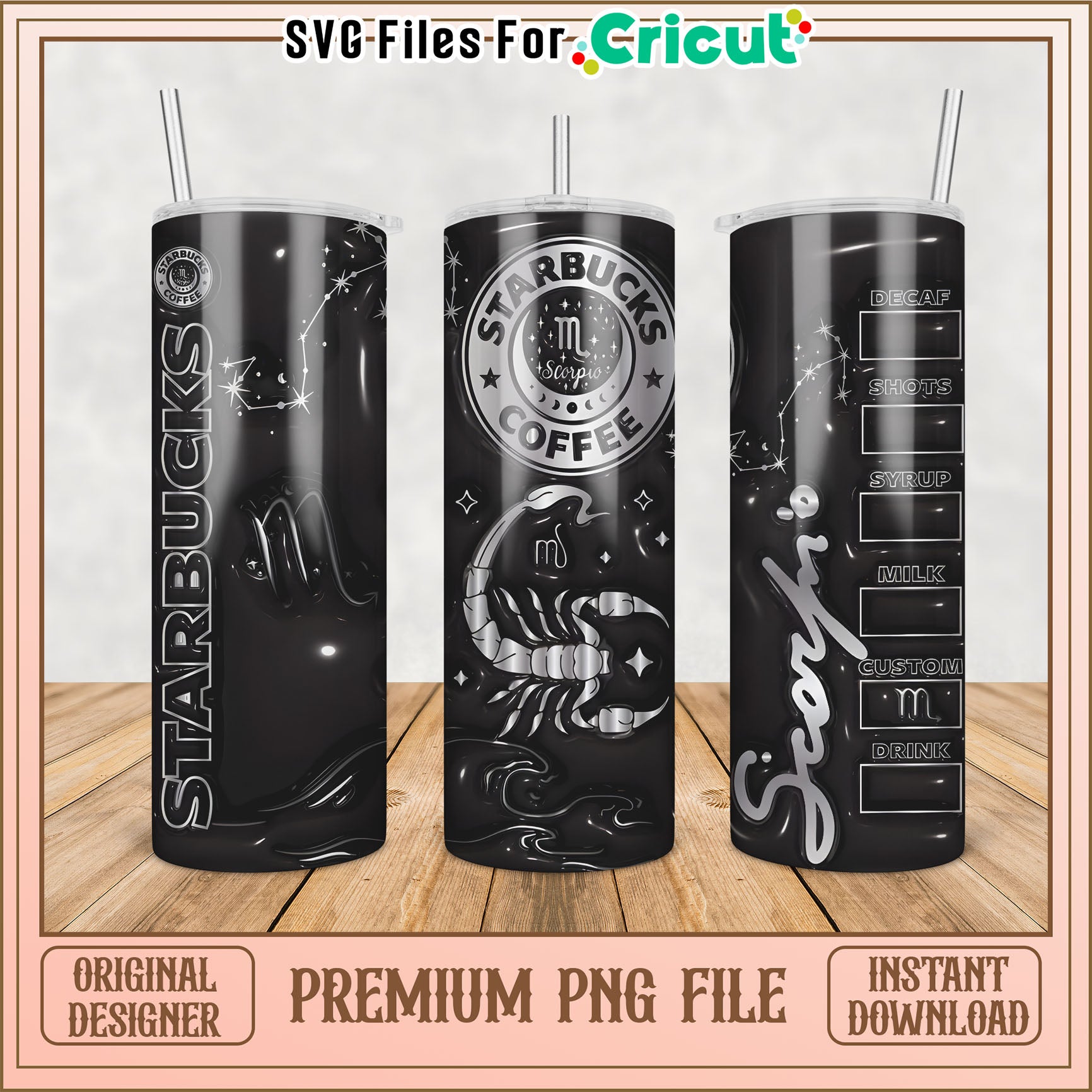 Starbucks Scorpio Tumbler PNG