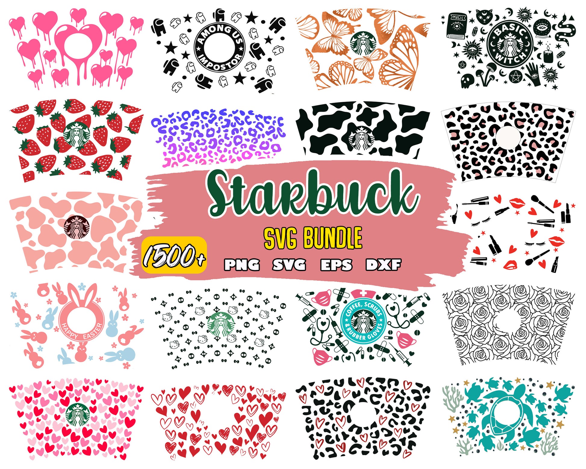 Starbucks wraps bundle design svg, starbucks logo​ svg, starbucks wrap svg