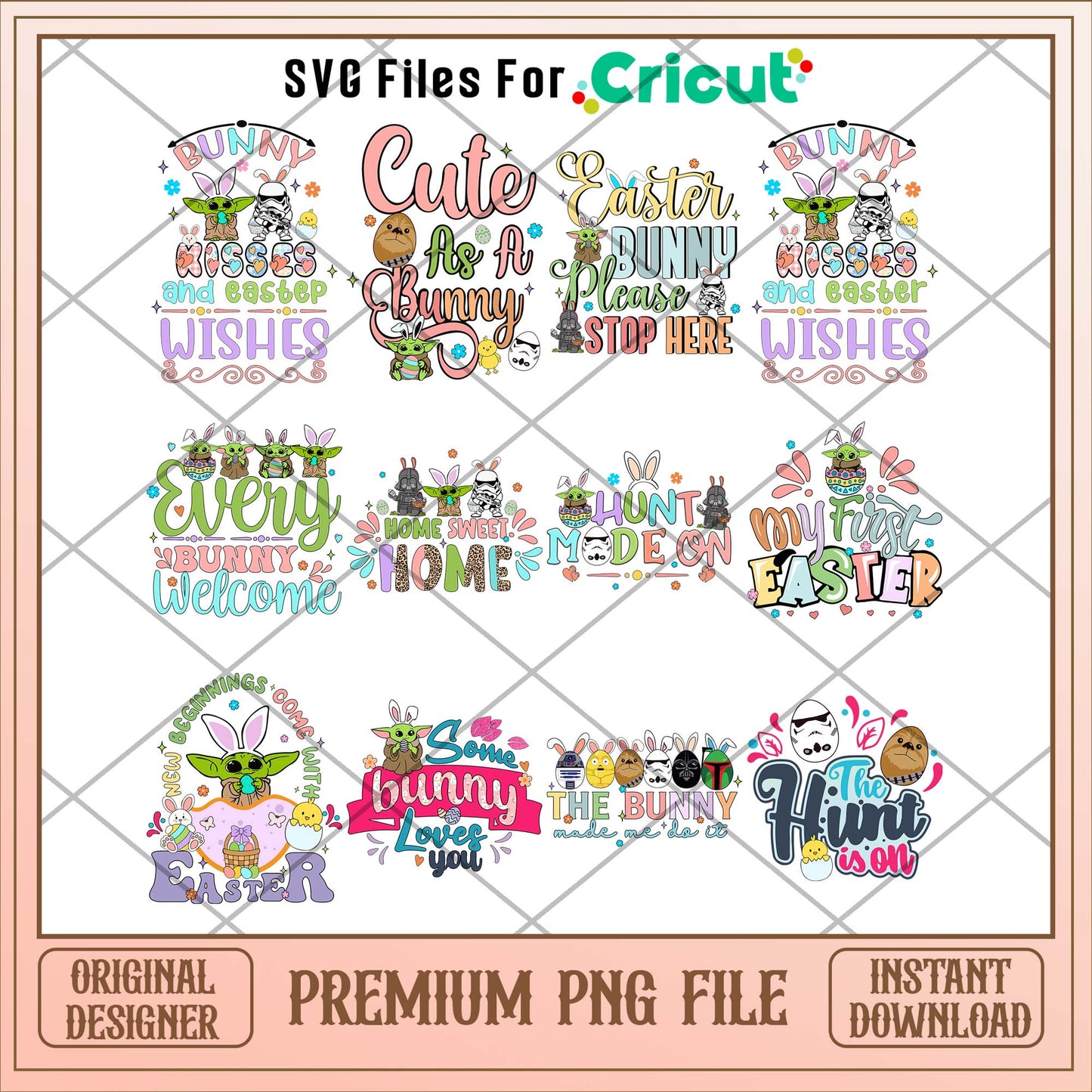 Star wars png bundle, Easter Star wars bundle - Svgfileforcricut