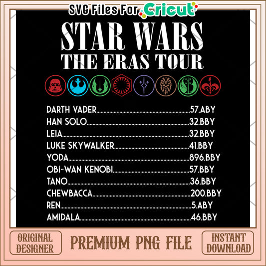 Star wars the eras tour png, halloween​ cartoons png, halloween decor png