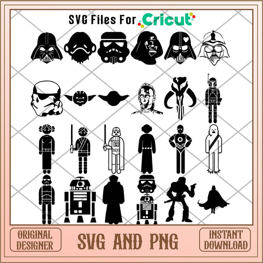 Star wars army svg bundle, Star wars movies svg - Svgfileforcricut