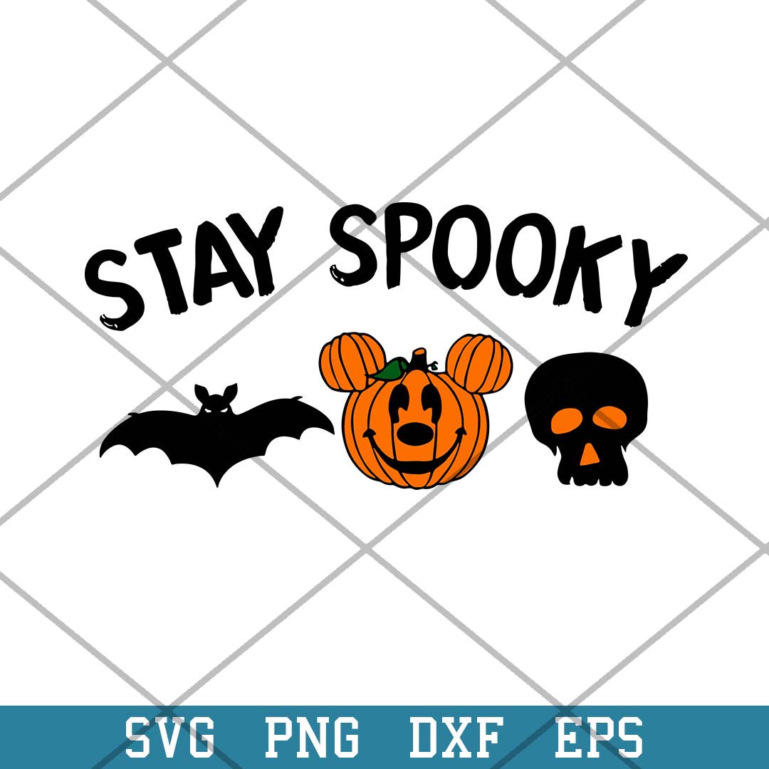 Stay Spooky Halloween Svg, Halloween Svg-Svgfilesforcricut