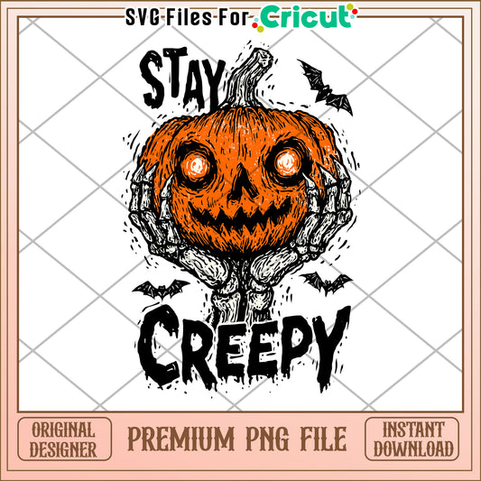 Stay creepy png, halloween costumes​ png, halloween candy png