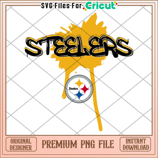 Steelers Logo Design PNG File, Perfect for Cricut Projects