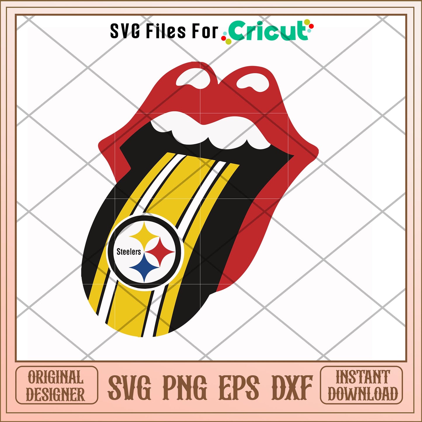 Steelers logo team lips svg, Steelers svg, new nfl svg