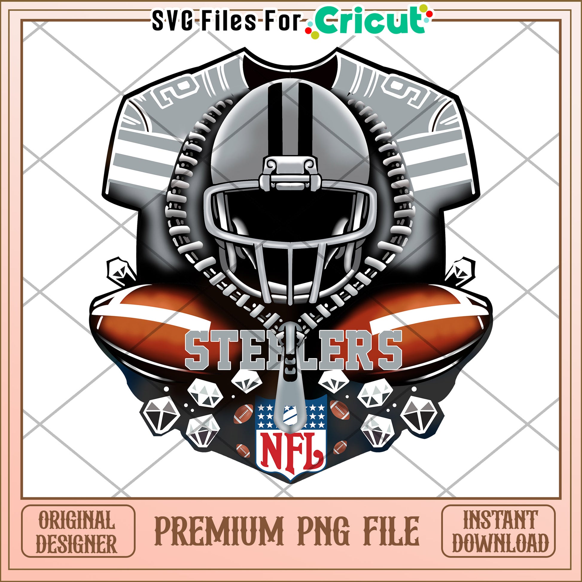 Steelers football helmet design, perfect for crafting projects