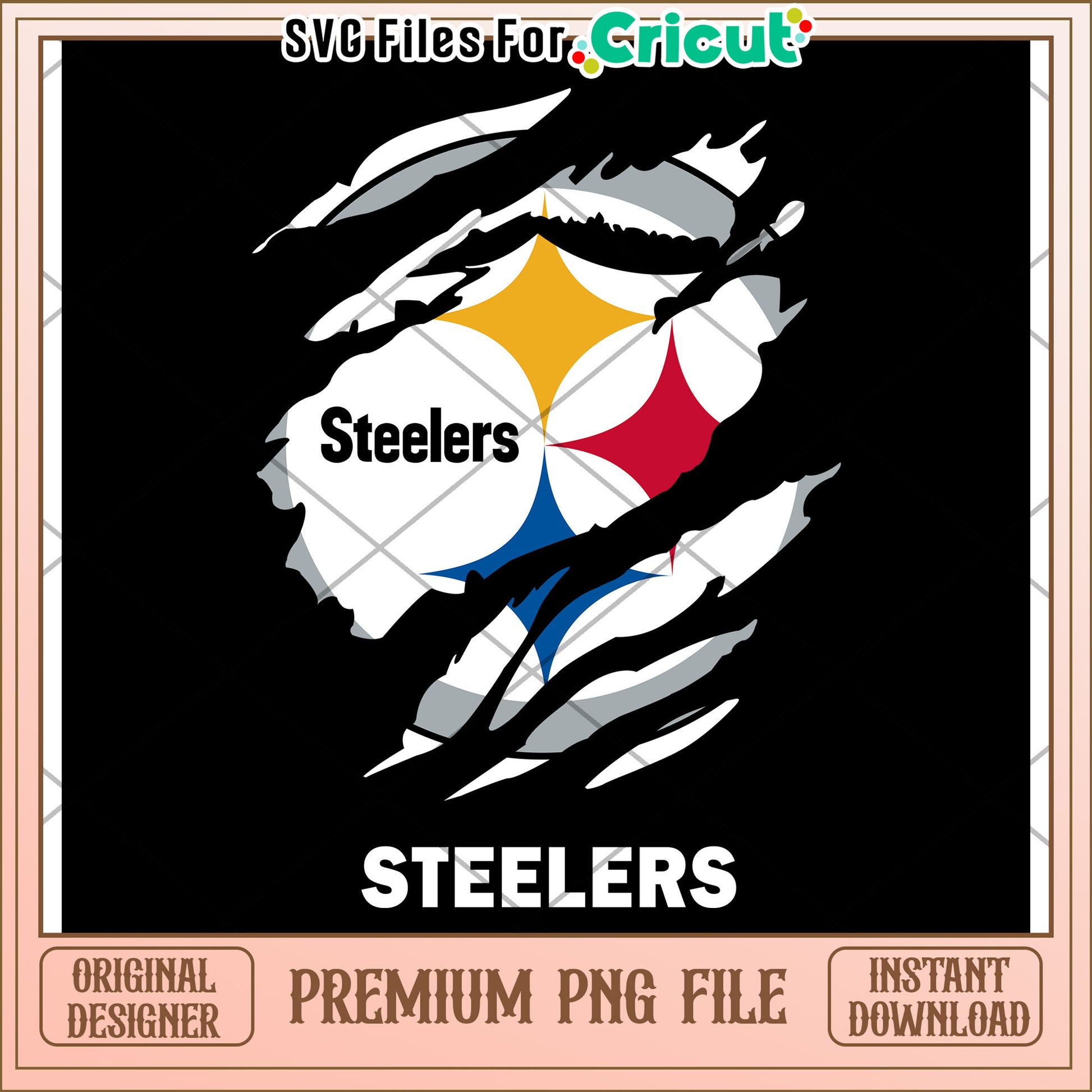 Steelers logo PNG design for Cricut projects, download now for fun