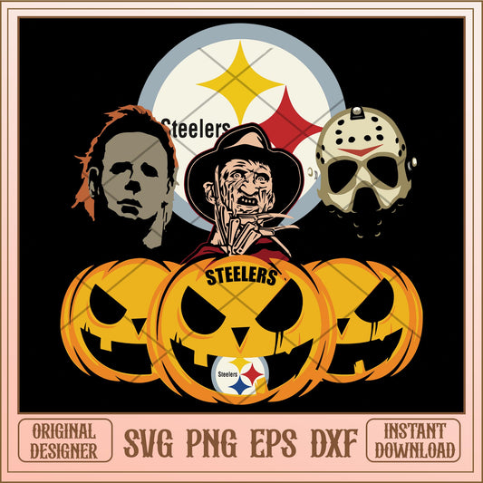 Stellers Horror characters bundle svg, Horror characters svg, digital download