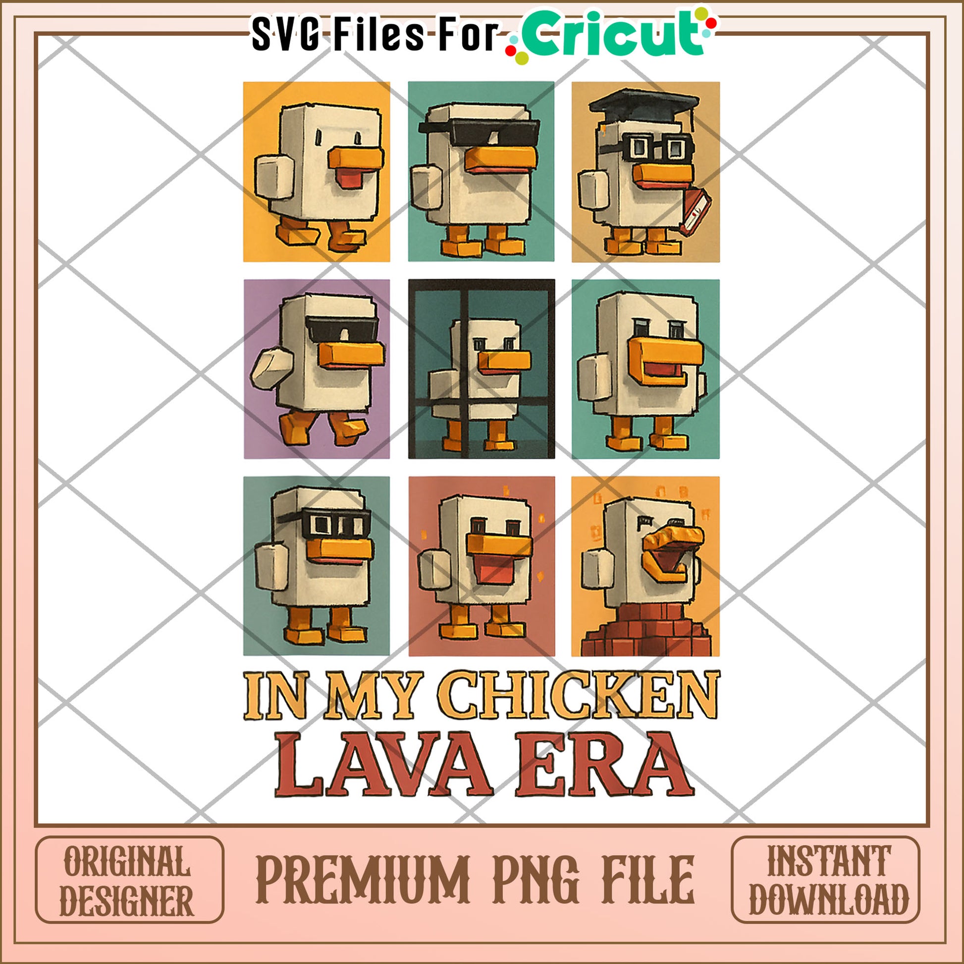 Steve chicken lava minecraft png, lava chicken png, minecraft movie png
