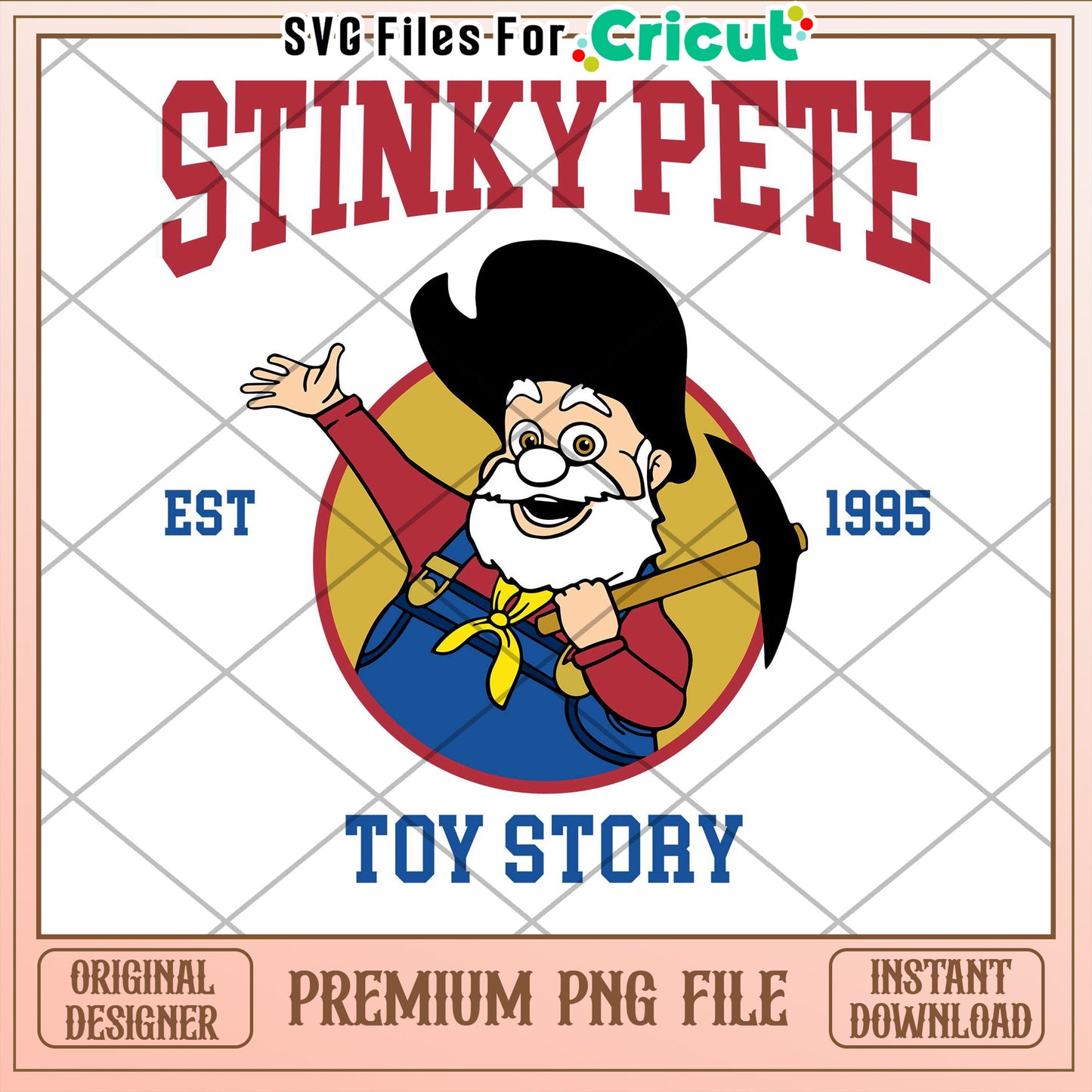 Stinky Pete Toy Story PNG File for Cricut Instant Download Design