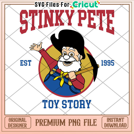 Stinky Pete Toy Story PNG File for Cricut Instant Download Design